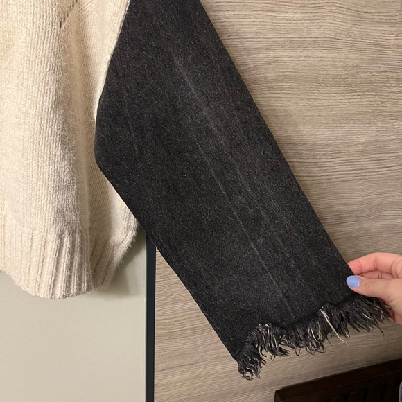 POL sweater with denim sleeves - Picture 4 of 6